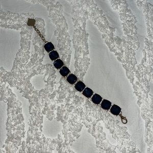 Navy Stone Bracelet